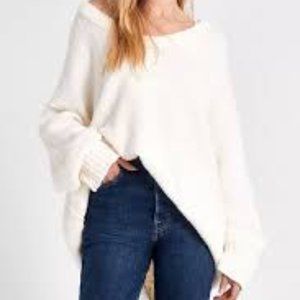 NWT Free People Brookside Tunic Ivory